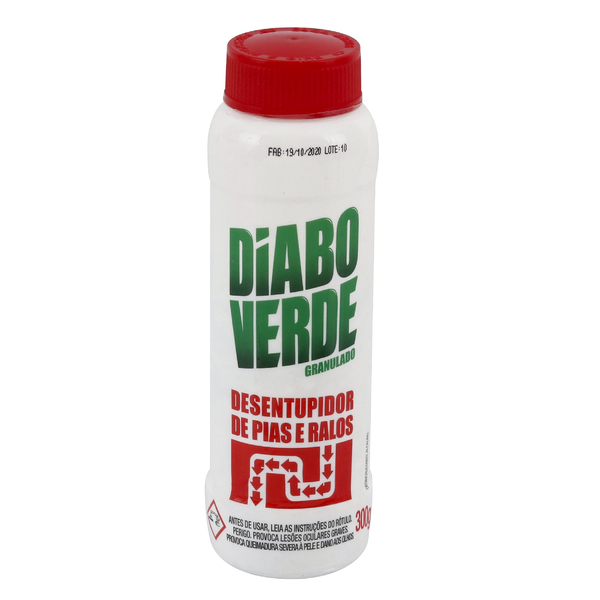 Imagem do produto DESENTUPIDOR PIA & RALOS 300G DIABO VERDE