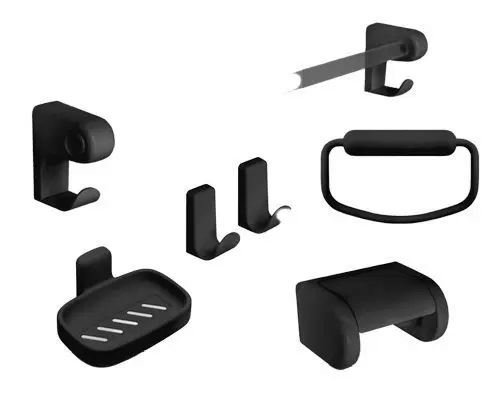 Imagem do produto KIT DE ACESSORIOS P/BANHEIRO - 6PCS FAME