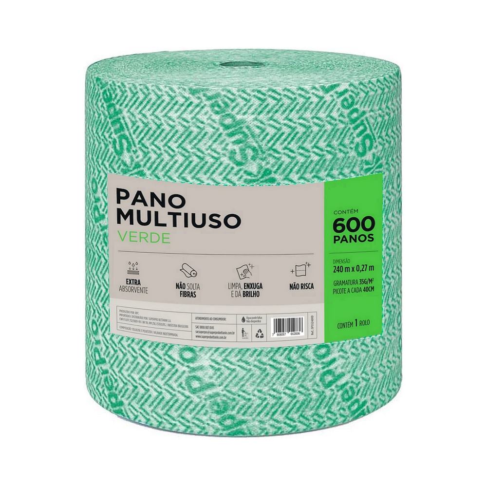 Imagem do produto PANO MULTIUSO RL C/ 600 UND VERD BILLA