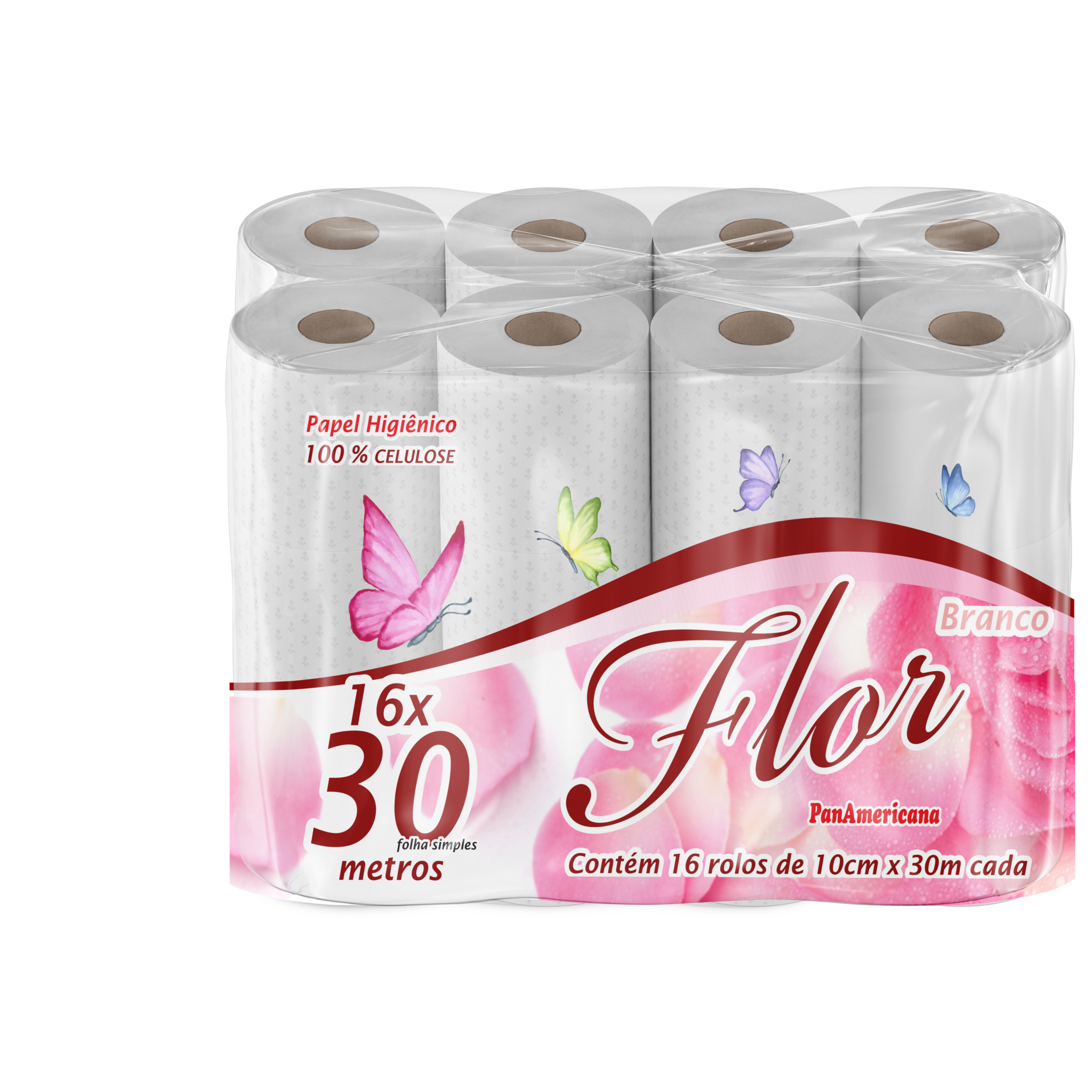 Imagem do produto PAPEL HIGIENICO FS PERF. LV08PG07 30M FLORAL