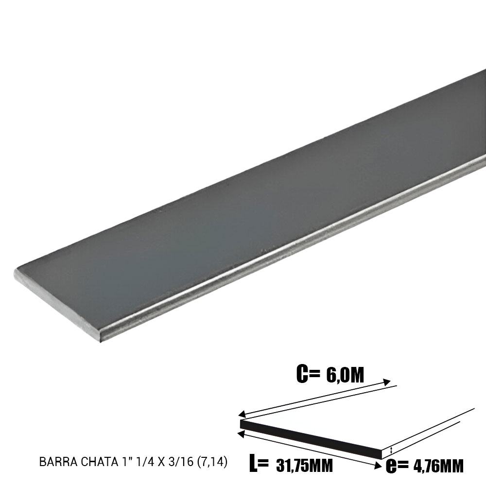 Imagem do produto BARRA CHATA 1 X 1/4 CIAFAL