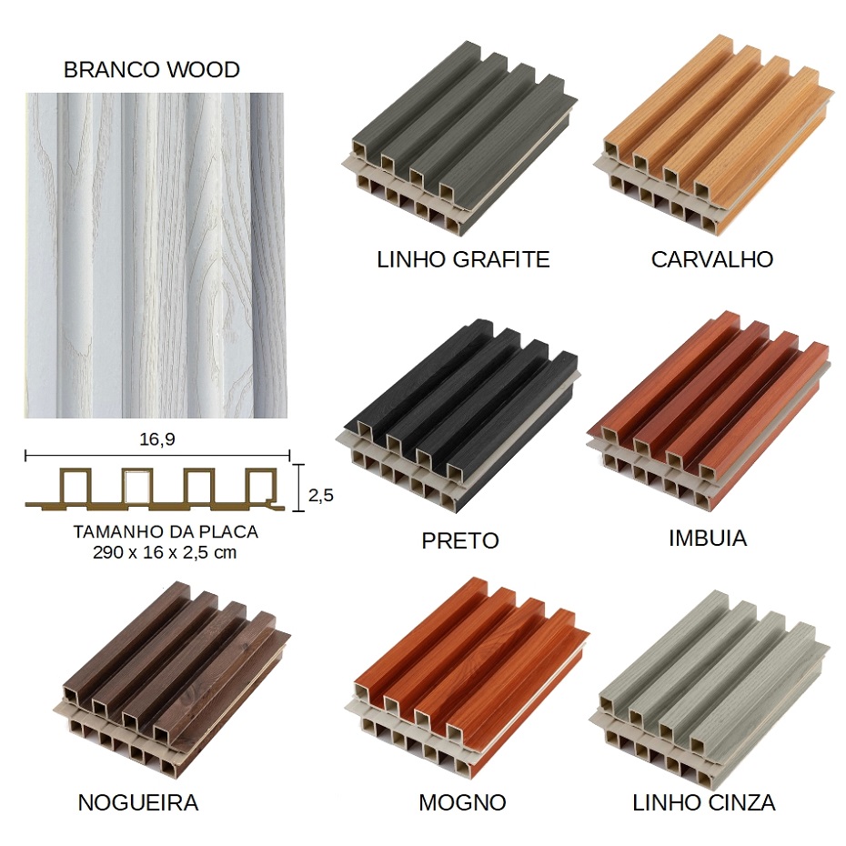 Imagem do produto PAINEL RIPADO 2,90X0,16CM LINHO GRAFITE NEOFORT