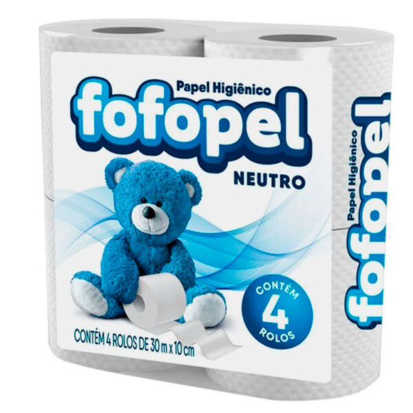 Imagem do produto PAP HIGIGIENICO NEUTRO C/4 30M CONFOFEX