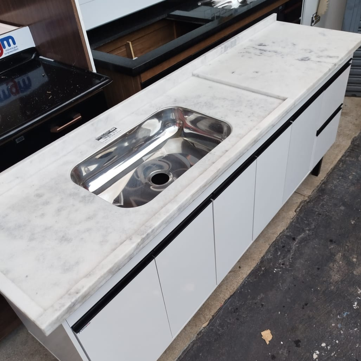 Imagem do produto PIA MARMORE SINT 180X050 BR MARMOBEL