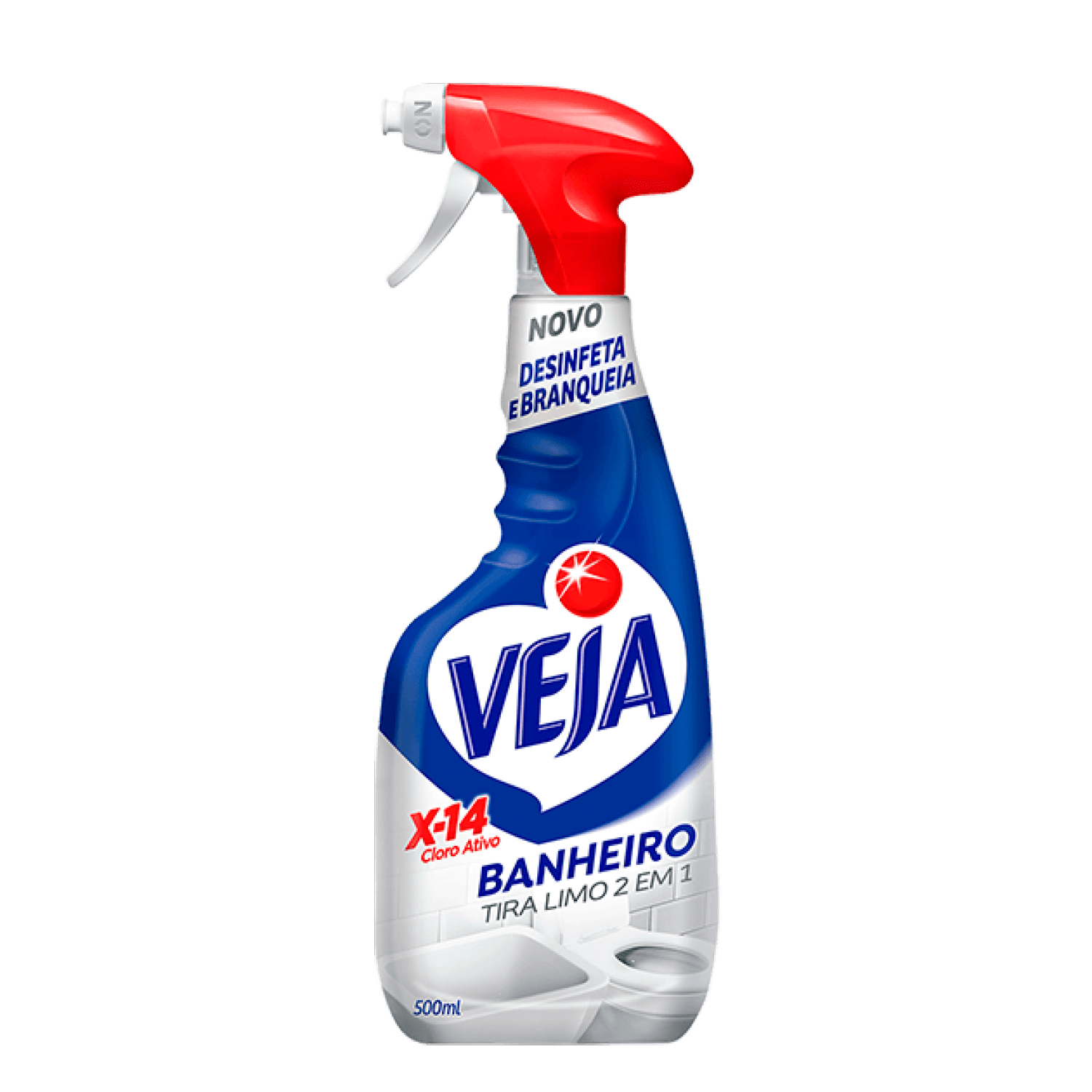 Imagem do produto VEJA X-14 BANHEIRO 500ML C/ GATILHO