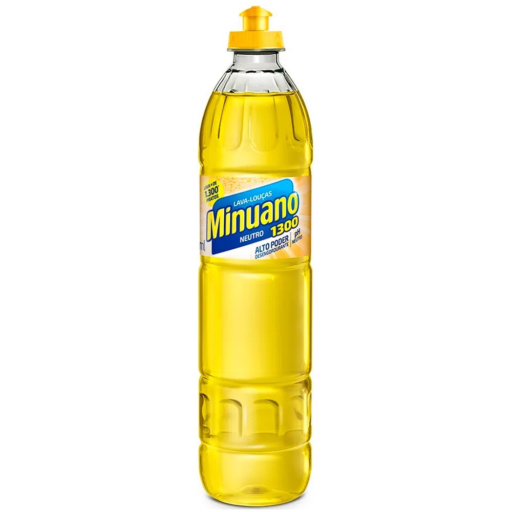 Imagem do produto DETERGENTE LIQUIDO 500ML NEUTRO MINUANO