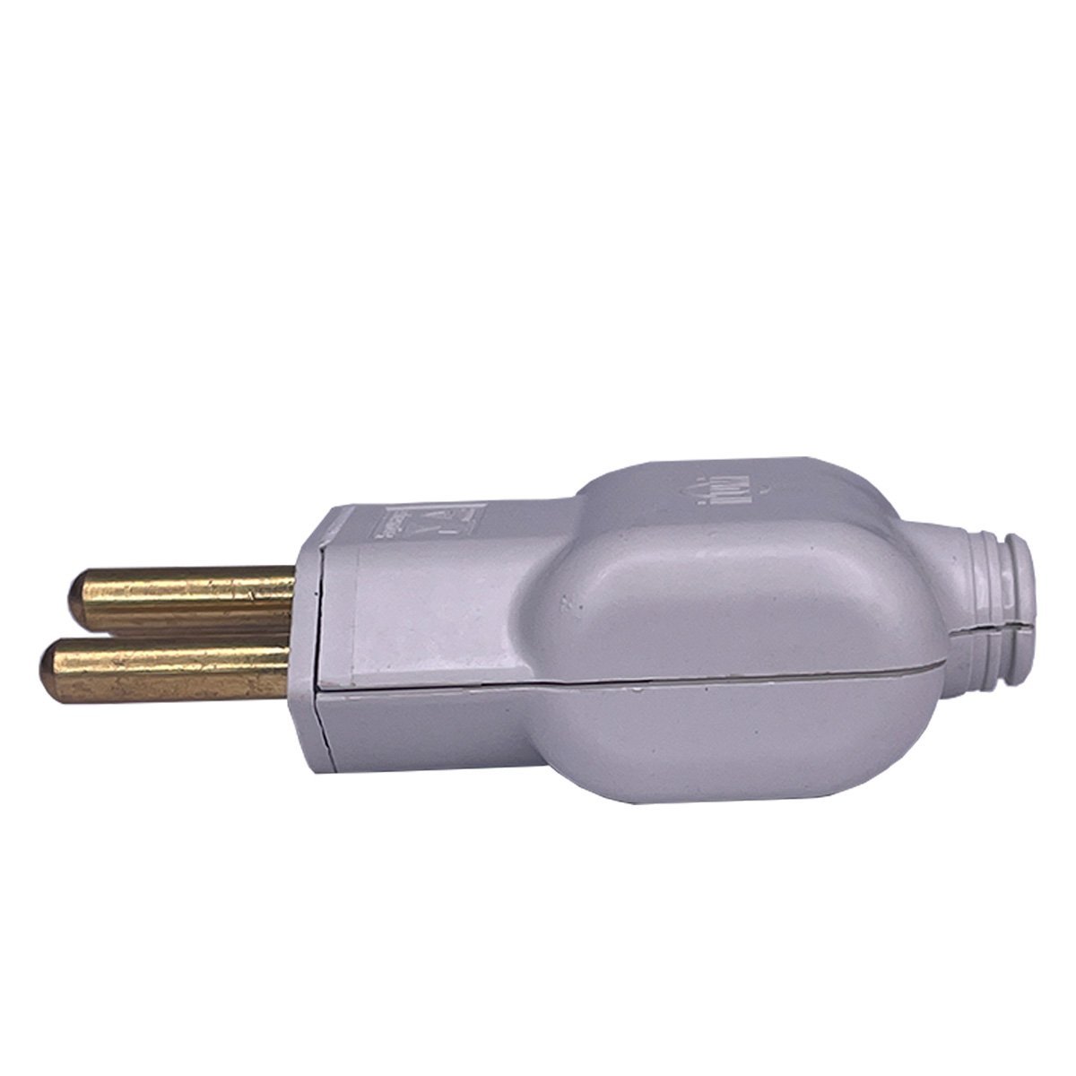 Imagem do produto PINO MACHO 2P+T 10A CINZA MECTRONIC