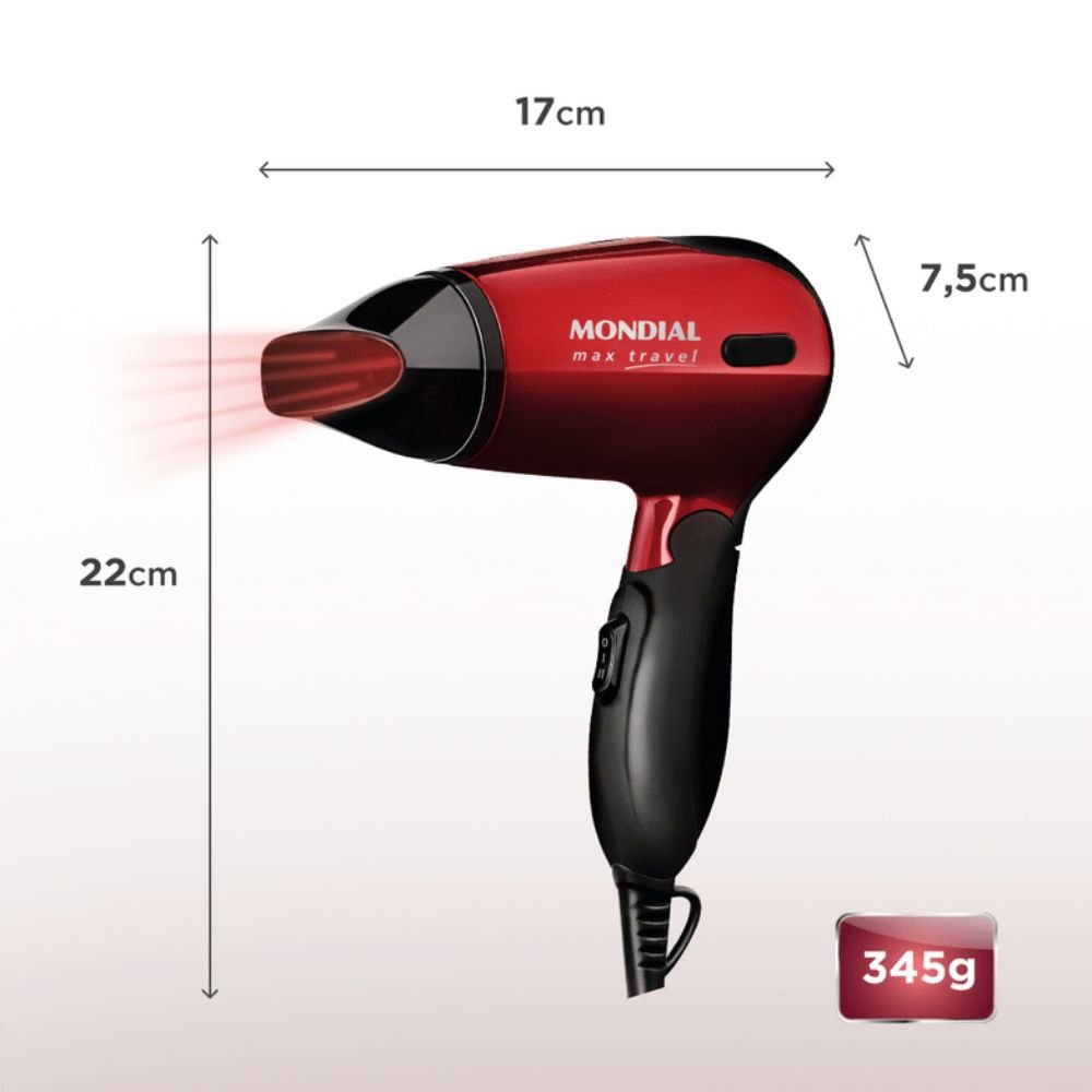 Imagem do produto SECADOR MONDIAL SC10 TRAVEL BV