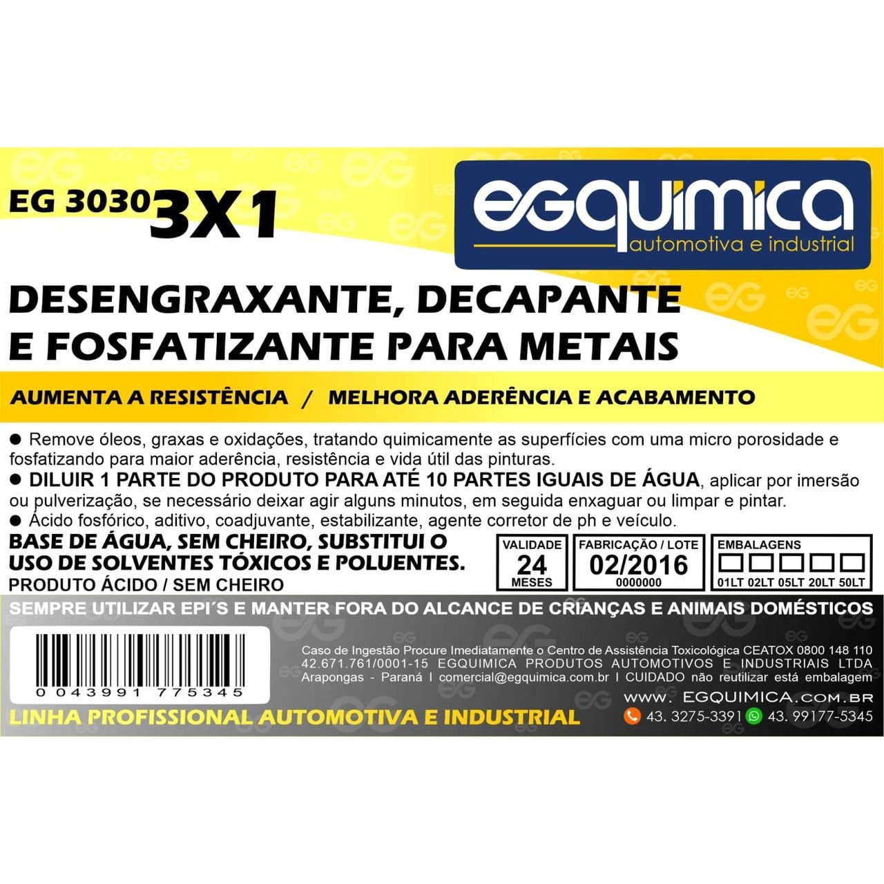 Imagem do produto DC-30 ACIDO 05 LT