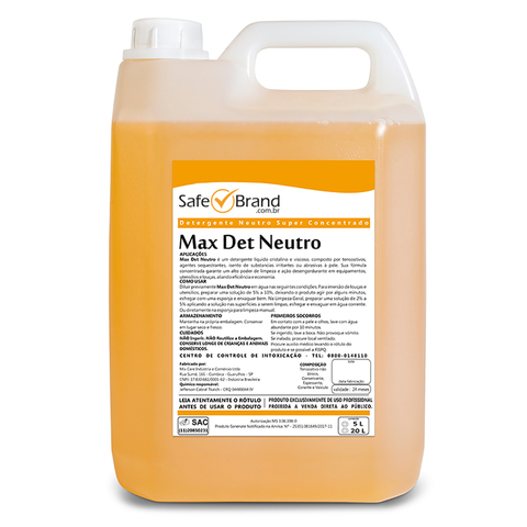 Imagem do produto DETERG NEUTRO 5LT MAX CLEAR