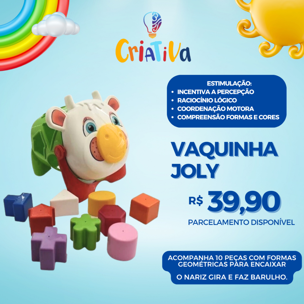 Imagem do produto BALDE DIDATICO VACA JOLY INF AT BRASIL