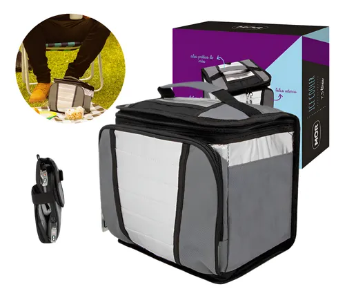 Imagem do produto BOLSA TERMICA COOLER ICE 7,5L CINZA CHUMBO MOR