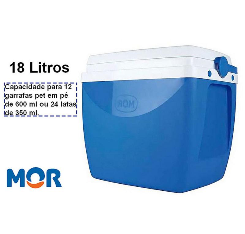 Imagem do produto CAIXA TERMICA 18L AZUL MOR