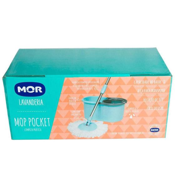Imagem do produto ESFREGAO MOP POCKET LIMP PRATICA 8L MOR