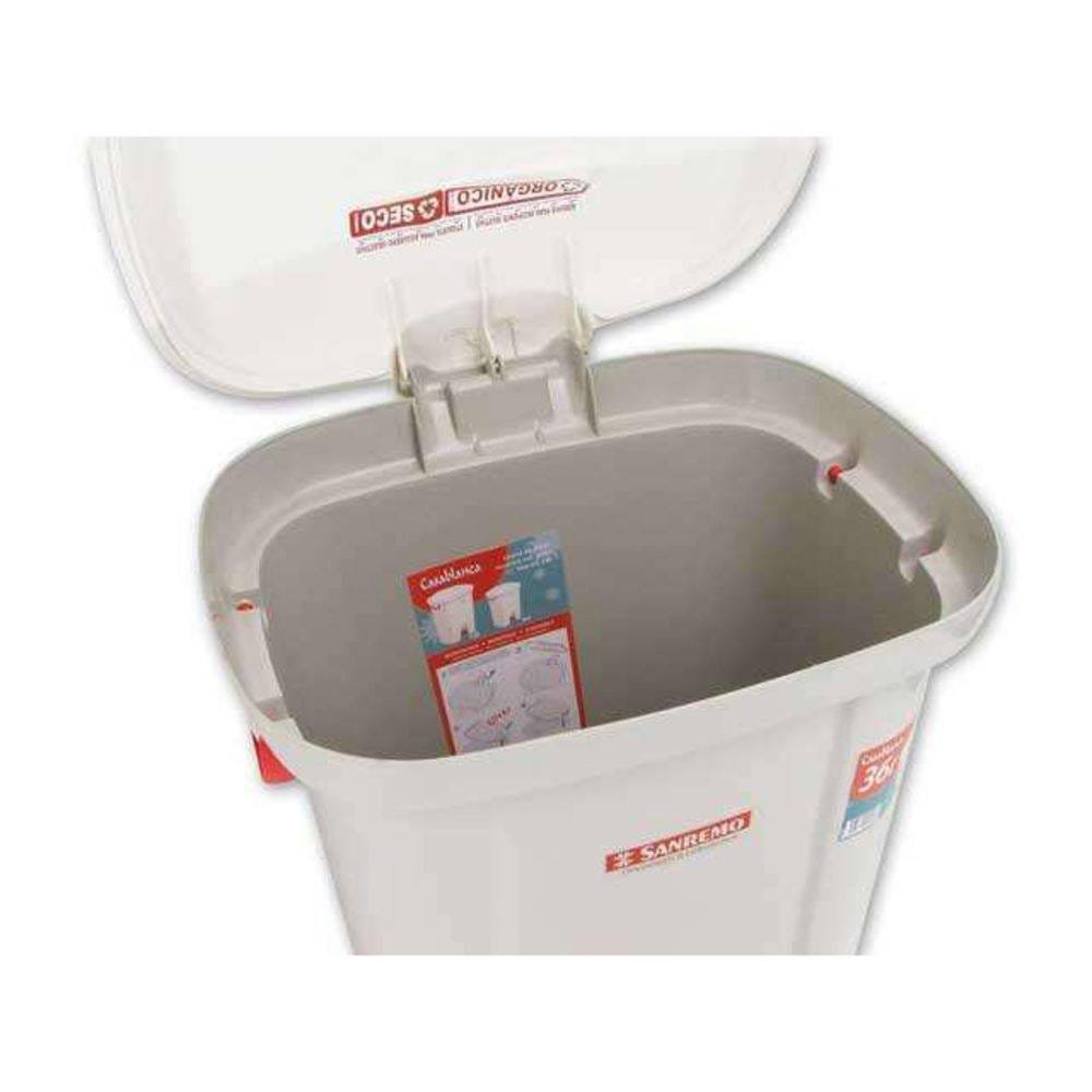 Imagem do produto LIXEIRA C/PEDAL PLASTICO 36L SANREMO