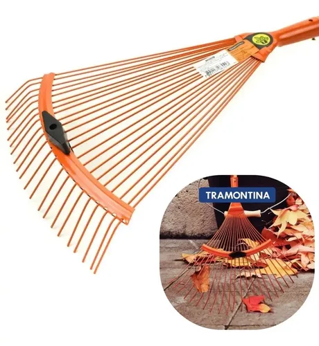 Imagem do produto VASSOURA P/ GRAMA MET C/C 18D TRAMONTINA