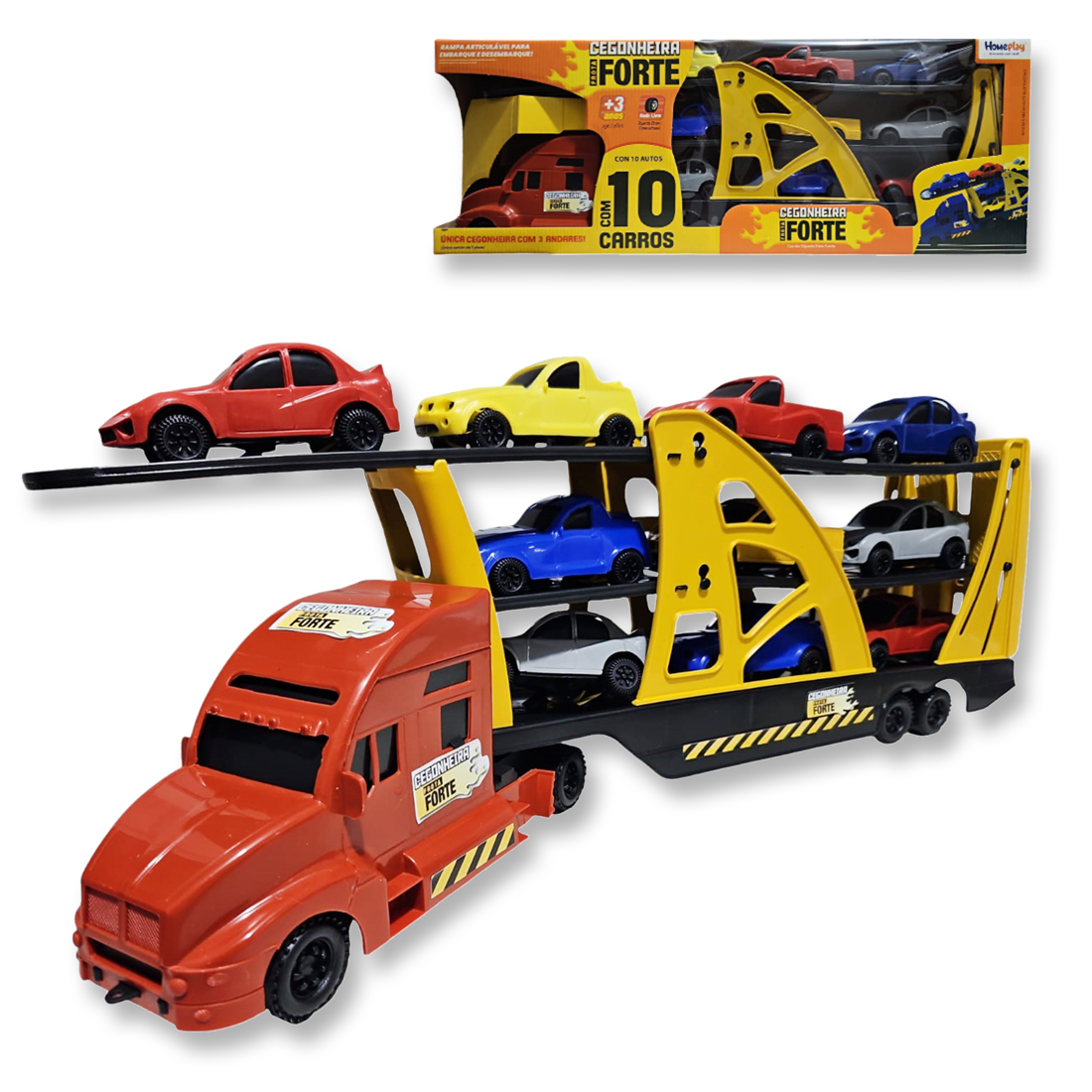 Imagem do produto CARRO CEGONHEIRA FROTA FORTE C 10 CARROS