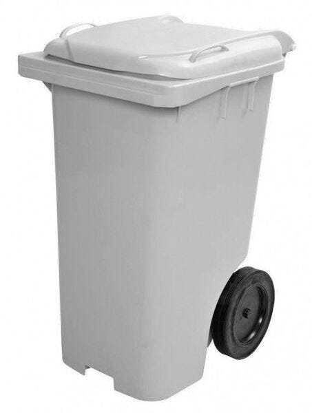 Imagem do produto CONTAINER C/ RODA P/ LIXO 240L CINZA BRALIMP