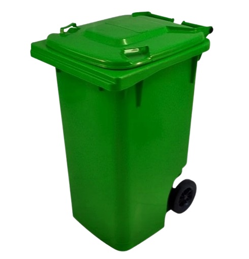 Imagem do produto CONTAINER C/ RODA P/ LIXO 240L VERDE BRALIMP