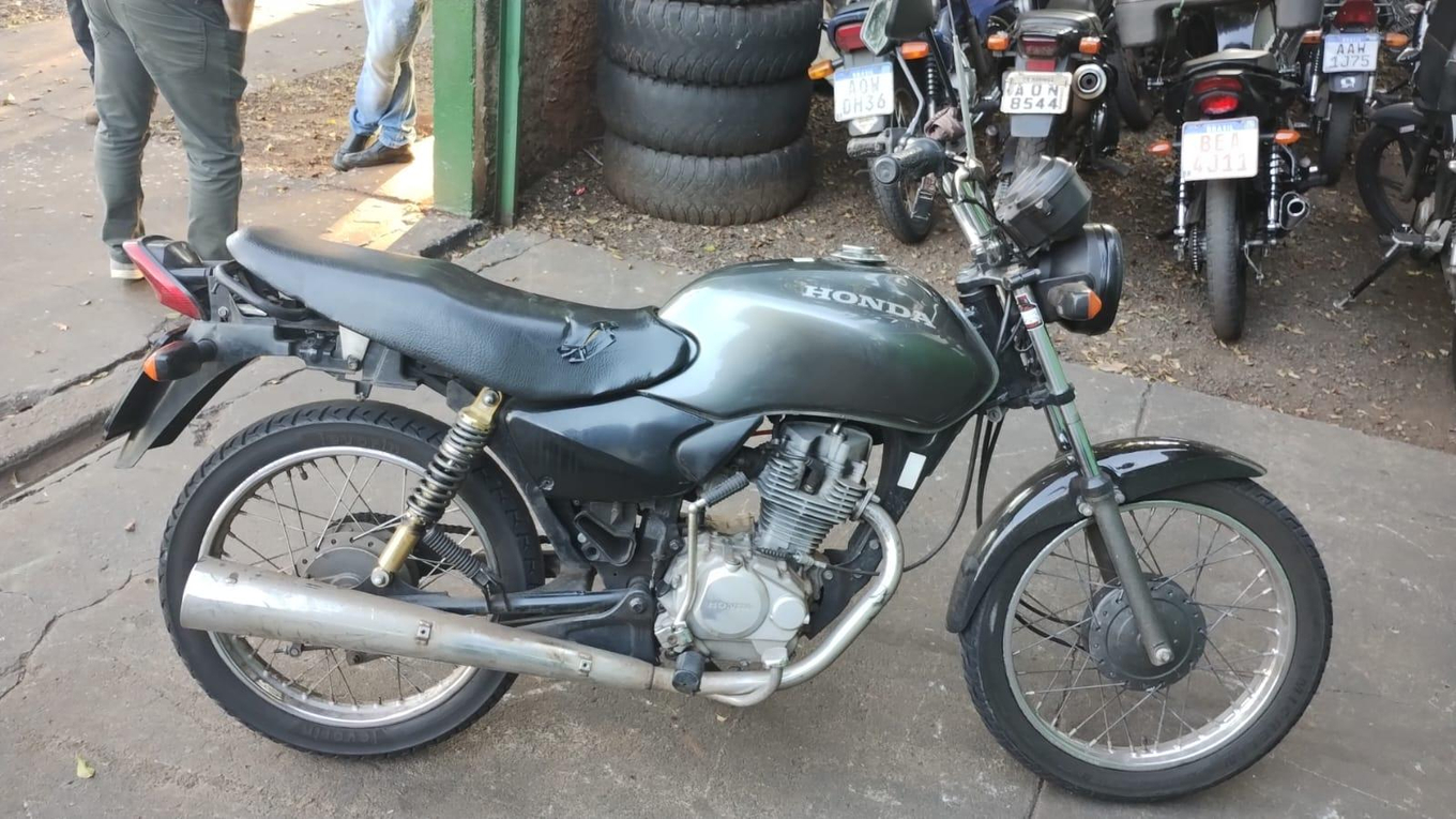 Imagem do produto MOTO HONDA CG 125 FAN CINZA MOD 2008 PLACA MOQ 3825