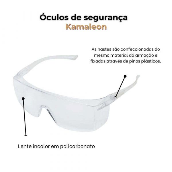 Imagem do produto OCULOS PROTECAO FUME KAMALEON PLASTCOR