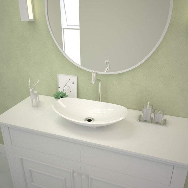 Imagem do produto LAVABO SENIOR CUBA CONCHA 045X063 L/D BR MARMOBEL