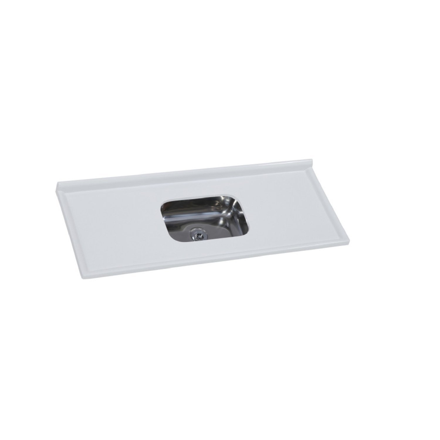 Imagem do produto PIA MARMORE SINT CUBA INOX 140X055 PT MARMOBEL