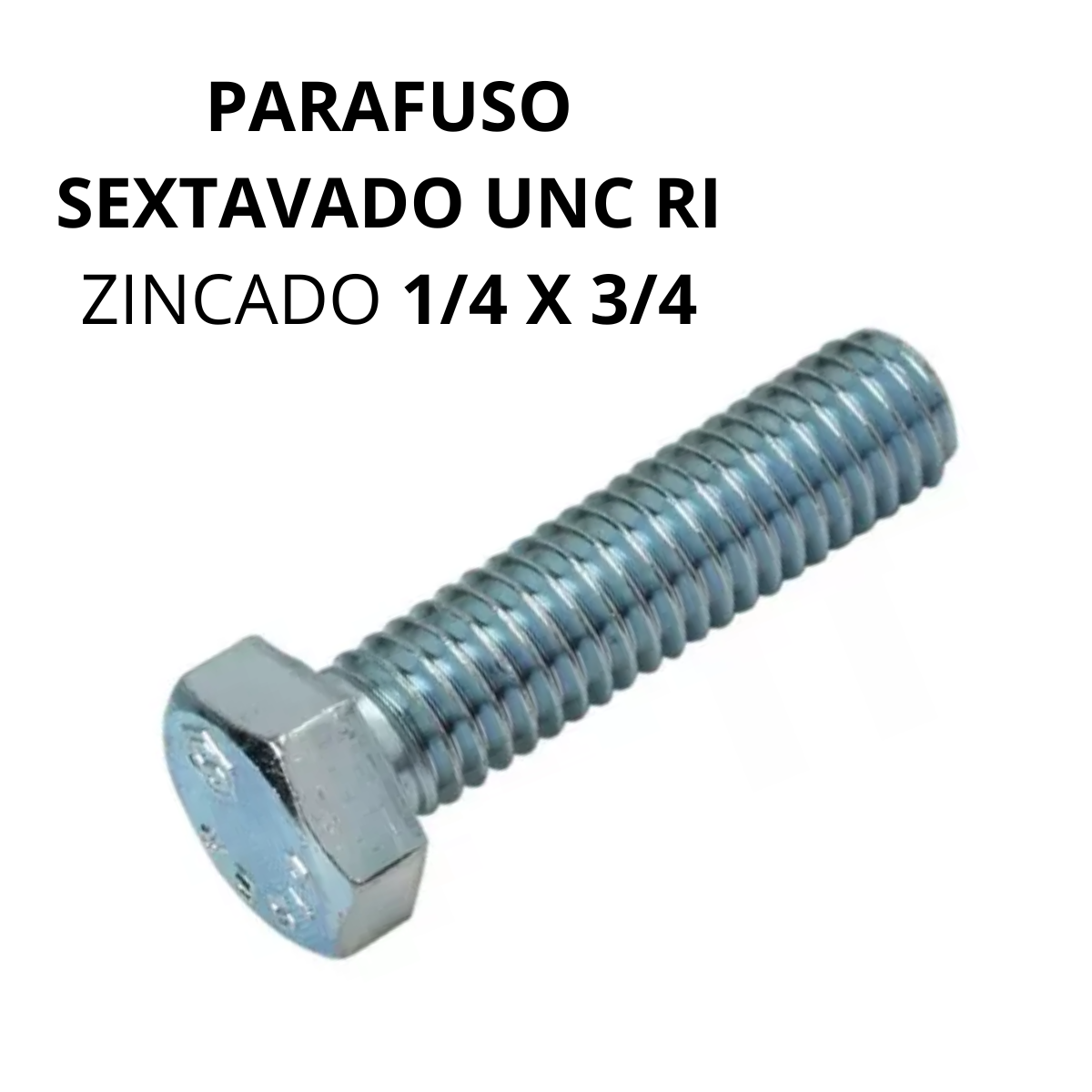 Imagem do produto PARAF MQ UNC SX RI 1/2X3/4 ZI