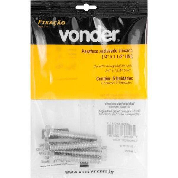 Imagem do produto PARAF MQ UNC SX RI 1/4X1.1/2 ZI