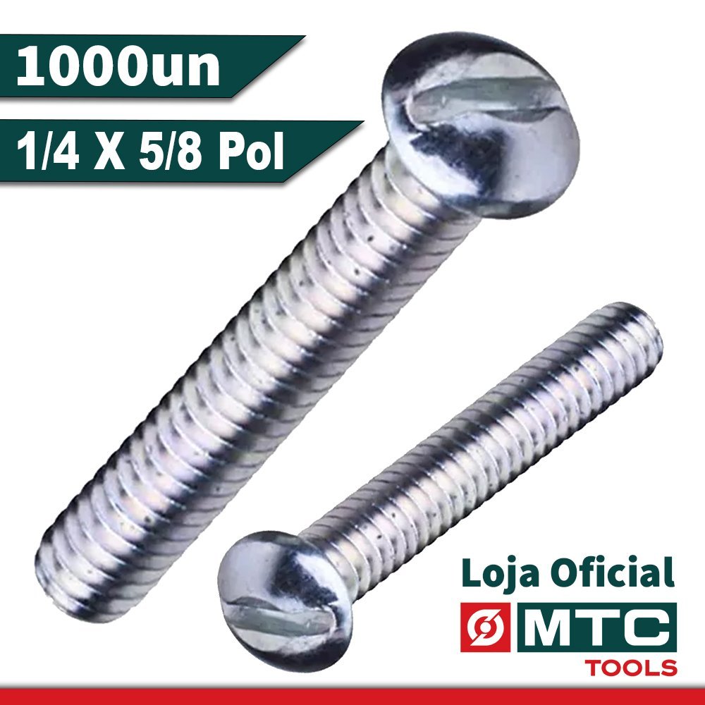 Imagem do produto PARAF MQ UNC SX RI 1/4X5/8 ZI