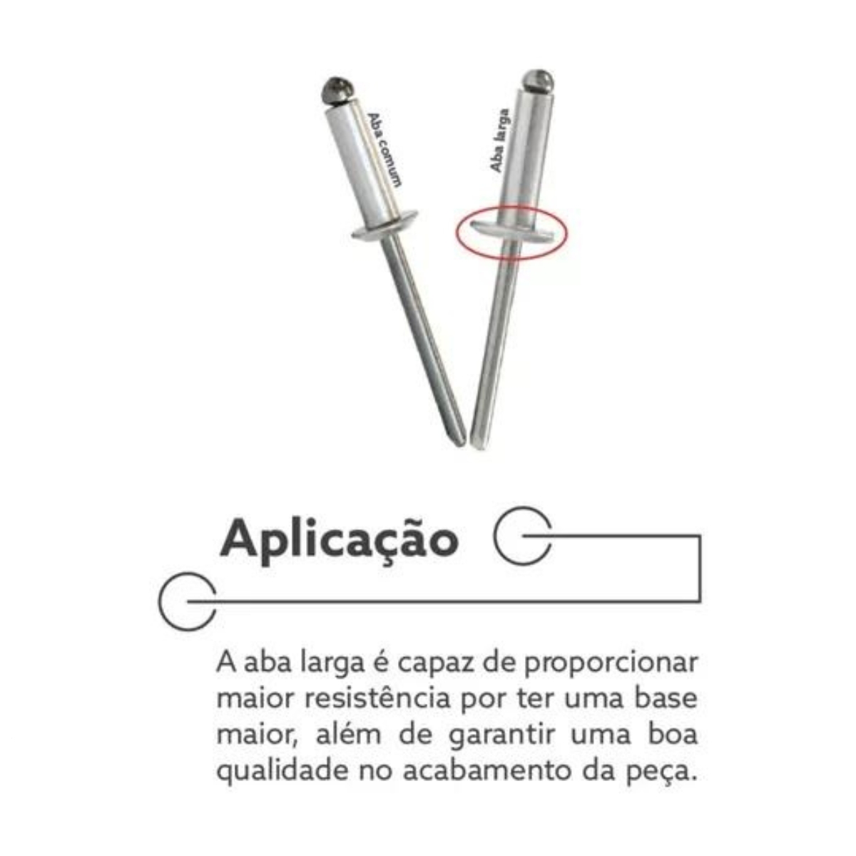Imagem do produto REBITE ALUMINIO 1/4X7/8 NEW FIX