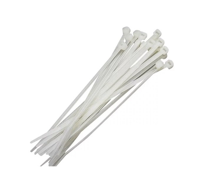 Imagem do produto ABRACADEIRA NYLON 4,8X200MM BRANCA UND