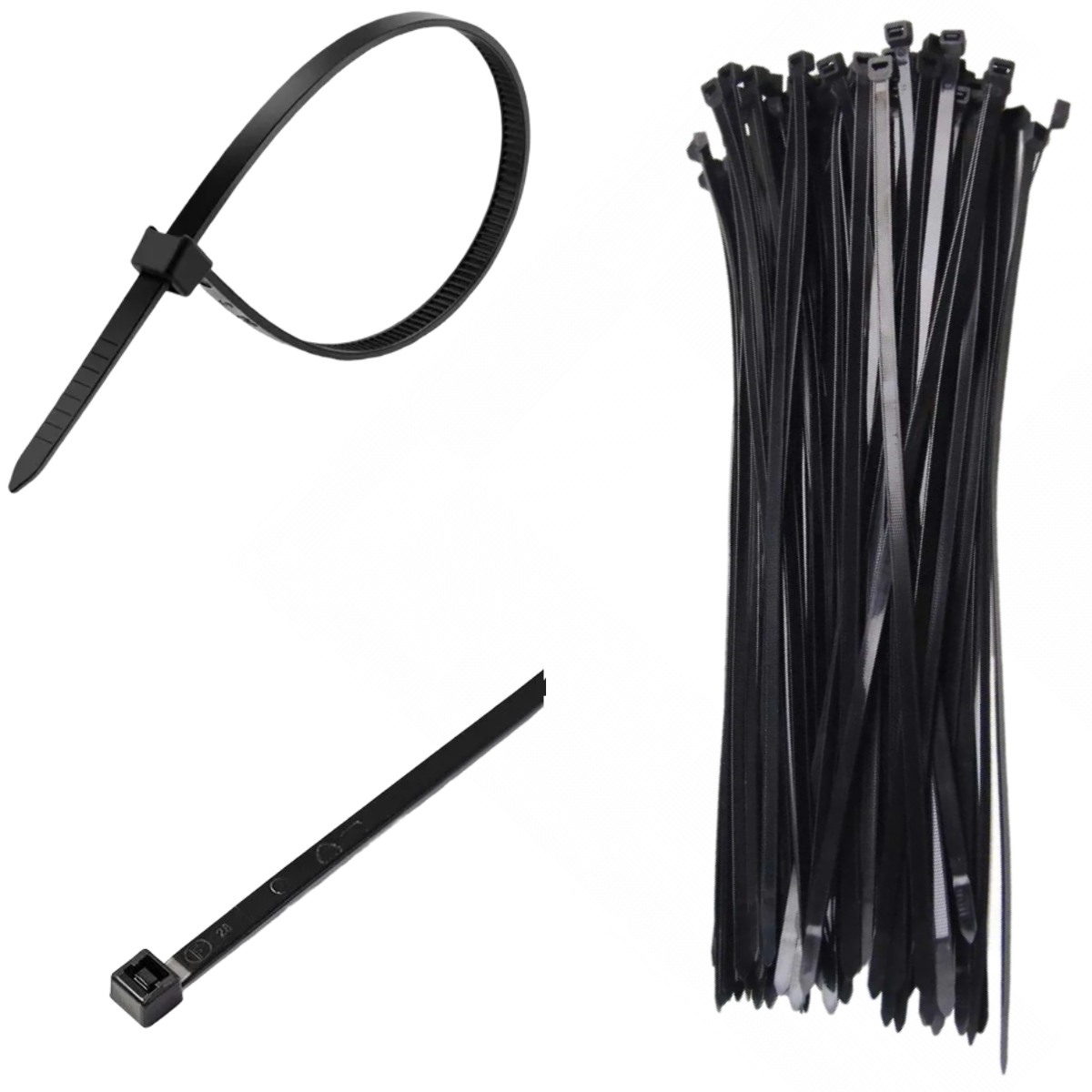 Imagem do produto ABRACADEIRA NYLON 4,8X200MM PRETA UND