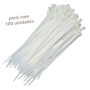 Imagem do produto ABRACADEIRA NYLON BRANCA 200X2.5 MM