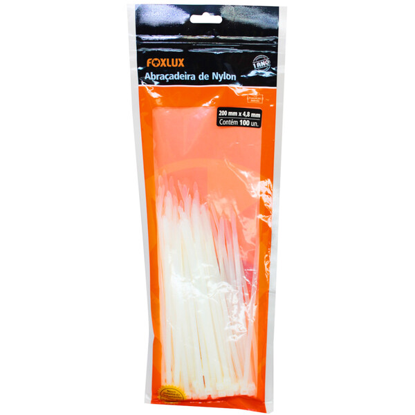 Imagem do produto ABRACADEIRA NYLON BRANCA 200X4.8 MM