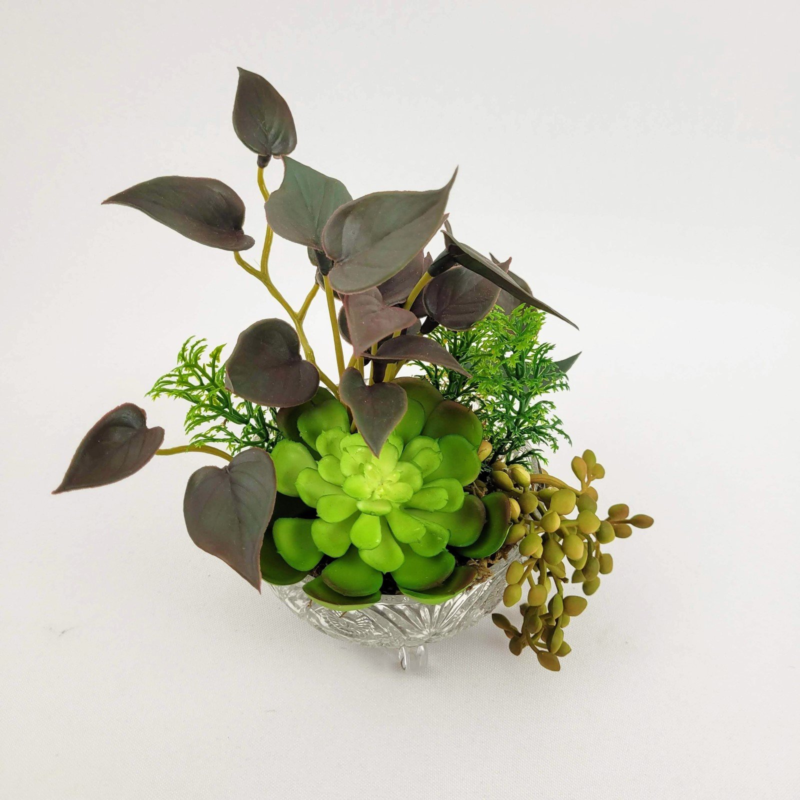 Imagem do produto ARRANJO SUCULENTA PLT. VD/VM 40CM 35180-002 FLOR ARTE