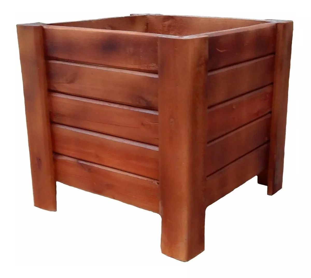 Imagem do produto VASO MADEIRA QUAD 9X10CM MARRON 41809-02 GRILLO