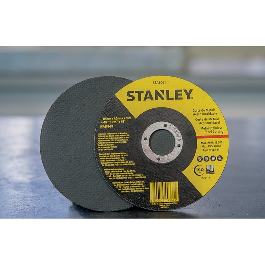 Imagem do produto DISCO CORTE P/INOX/FERRO 4.1/2" STANLEY