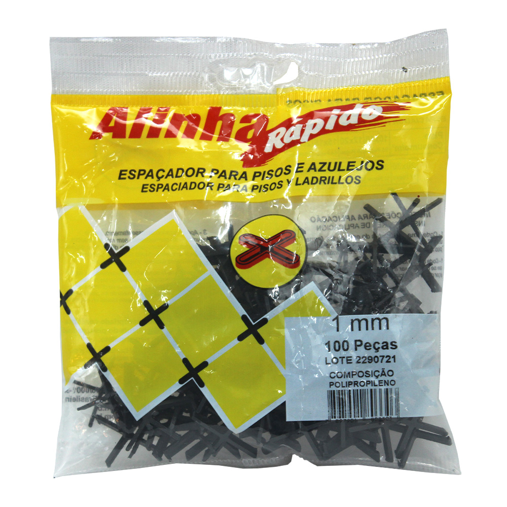 Imagem do produto ESPACADOR P/ PISO 1,0MM C/100 GRAP