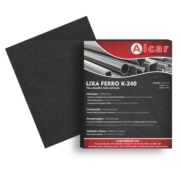 Imagem do produto LIXA FERRO GR-100 ALCAR