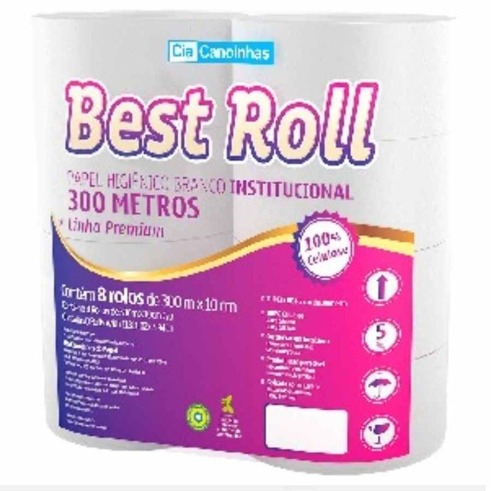 Imagem do produto PAPEL HIGIENICO BOBINA BR 8X300MT CHEFF