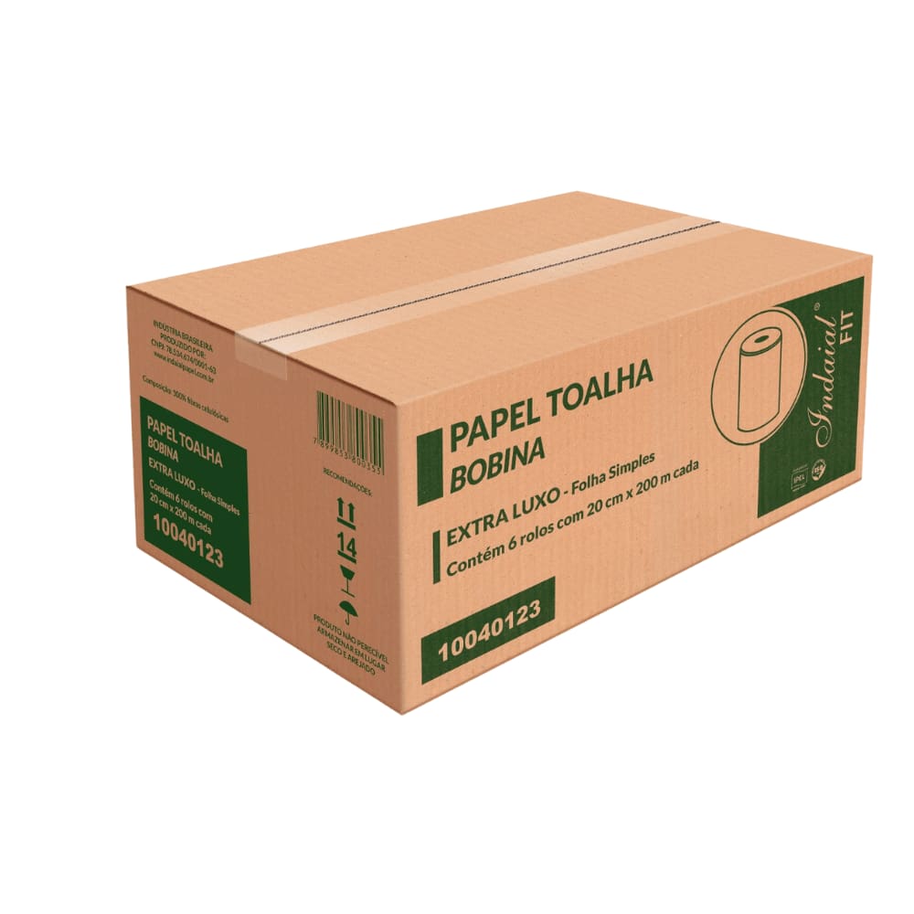 Imagem do produto PAPEL TOALHA BOBINA 100% C/6RLX150M ECONOMIC