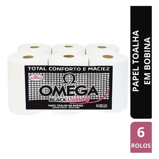 Imagem do produto PAPEL TOALHA BOBINA CHEFF C/6RL X 200MT CHEEF