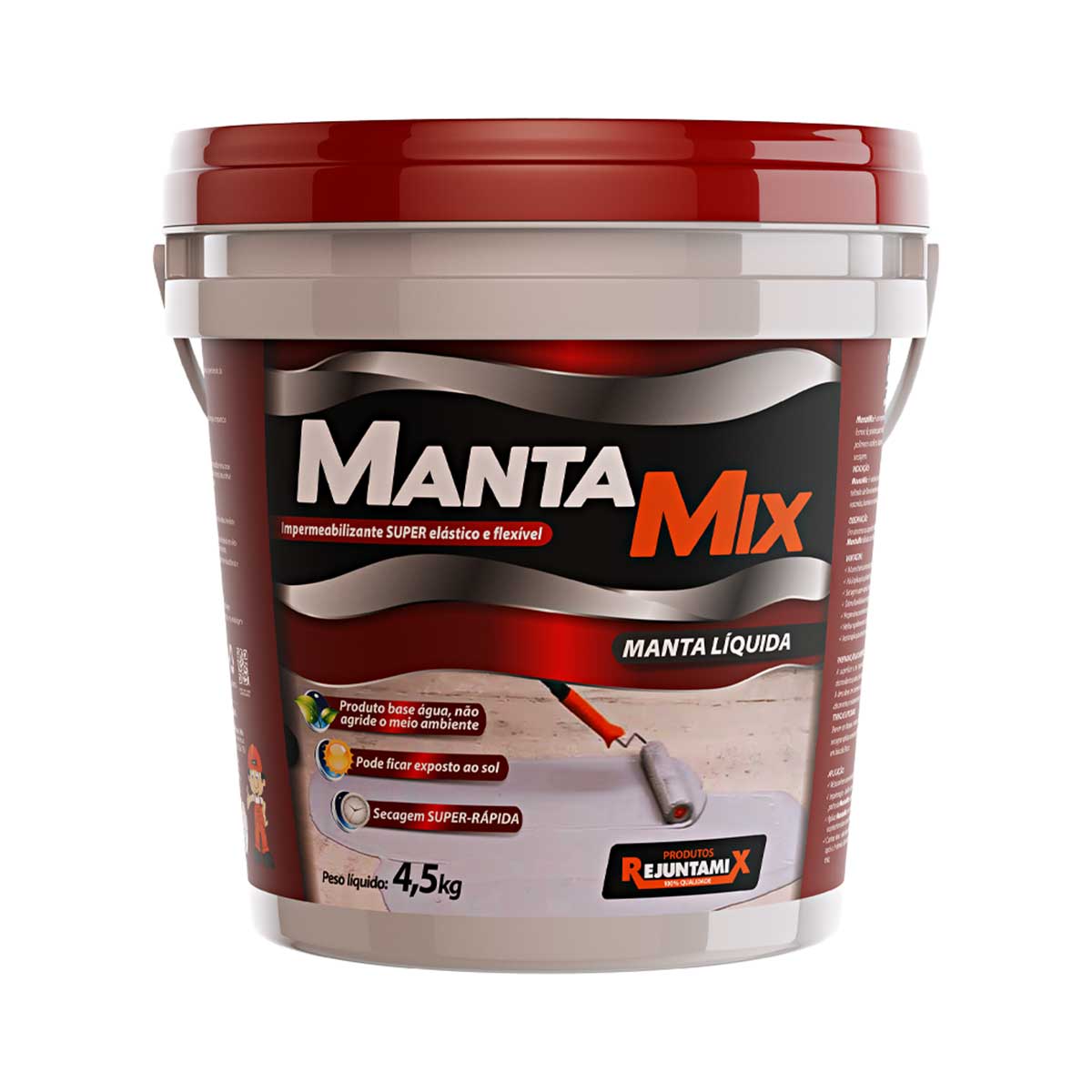 Imagem do produto MANTA LIQUIDA 4,5KG BRANCA REJUNTAMIX