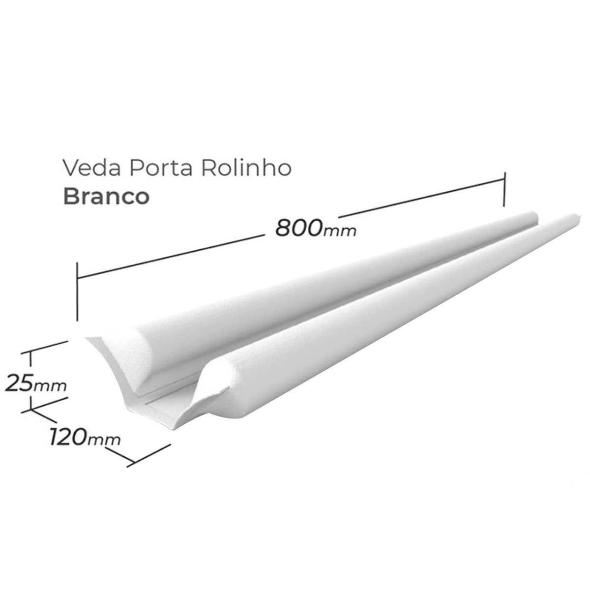 Imagem do produto VEDA PORTA 80CM BRANCO TCD