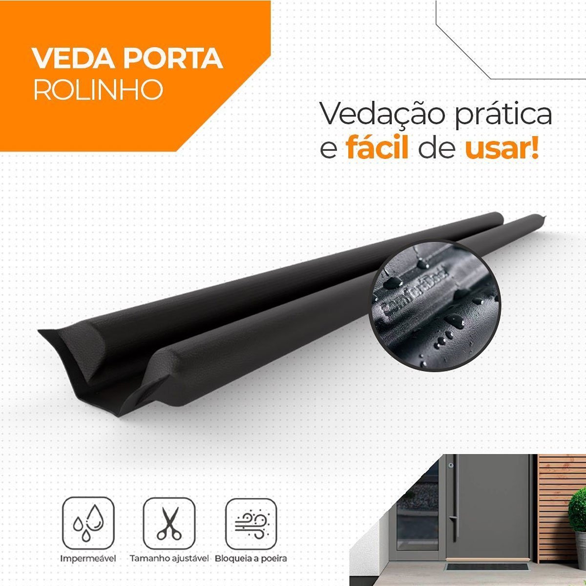 Imagem do produto VEDA PORTA 80CM PRETO TCD