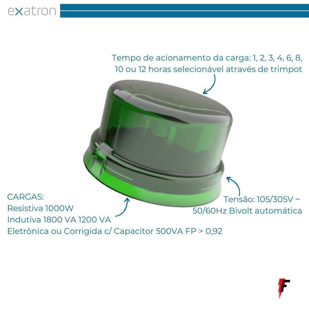 Imagem do produto BASE PARA RELE FOTOELETRICO PLAST 10A EXATRON