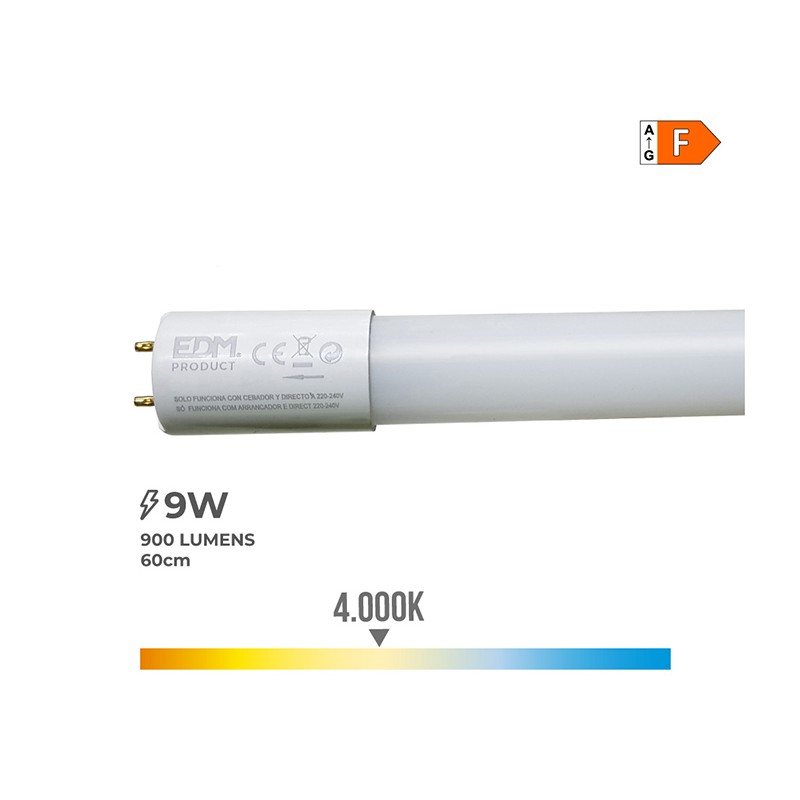 Imagem do produto LAMPADA FLURESCENTE LED T8 9W EQQO
