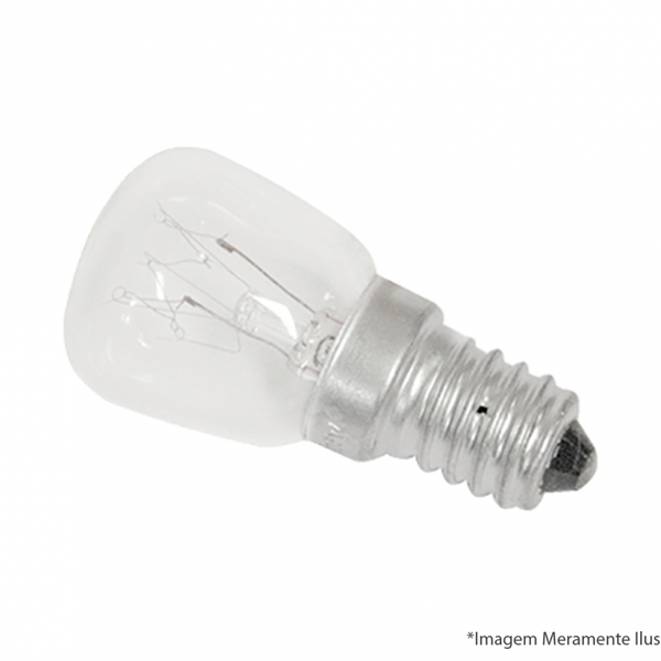 Imagem do produto LAMPADA GELADEIRA/MICRO 15W E-14 TRANSP