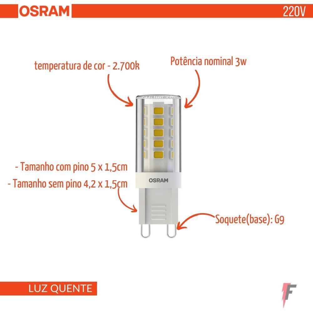 Imagem do produto LAMPADA HALOPIN 40W 220V FOSCA OSRAM